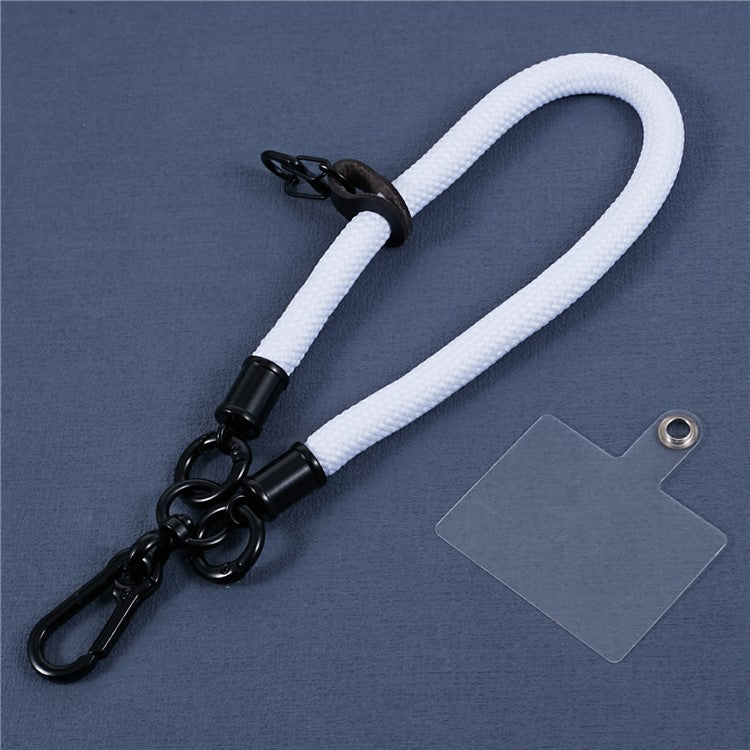 Hand Wrist Strap Lanyard 30cm Short Phone String with Tether Tab, 10mm Thickness - Style H