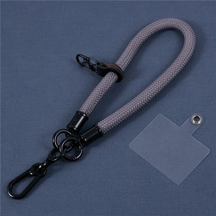 Hand Wrist Strap Lanyard 30cm Short Phone String with Tether Tab, 10mm Thickness - Style N