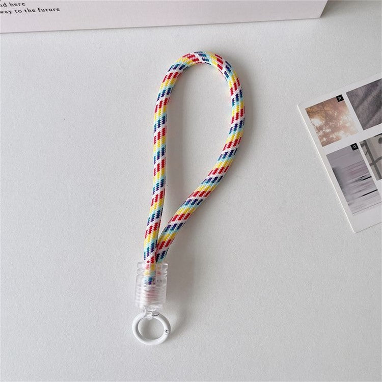 18cm Cell Phone Short Strap 8mm Lanyard with Plastic Buckle - Style F