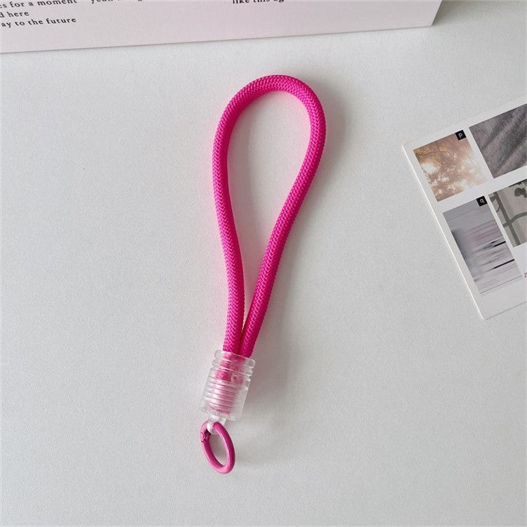 18cm Cell Phone Short Strap 8mm Lanyard with Plastic Buckle - Style J