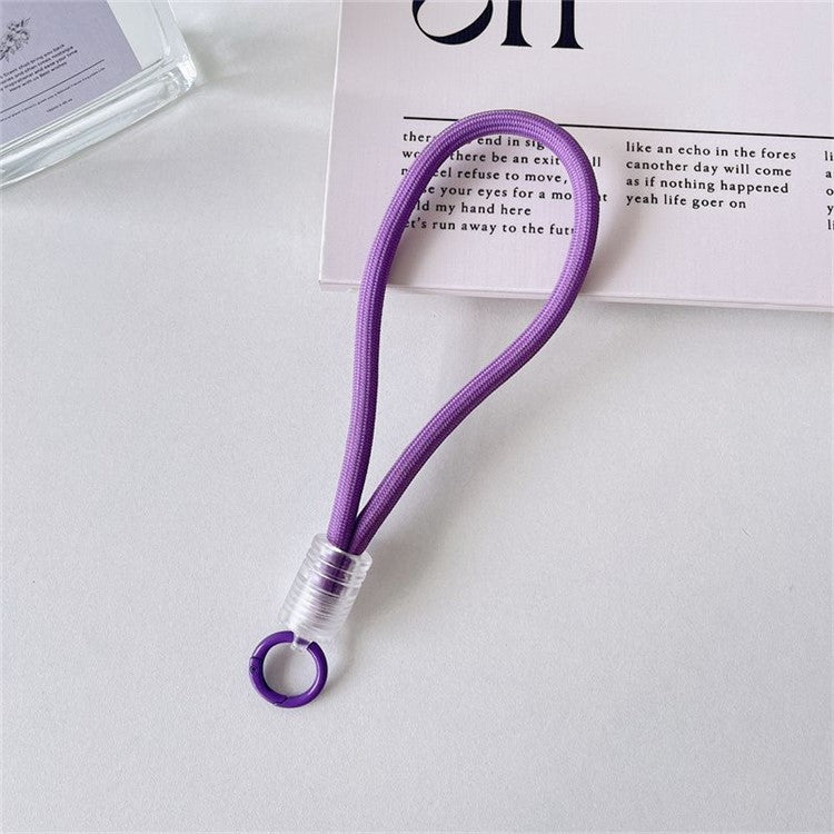 18cm Cell Phone Short Strap 8mm Lanyard with Plastic Buckle - Style S