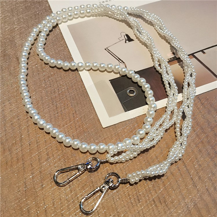 110cm Phone Lanyard Big and Small Beaded Crossbody Adjustable Neck Strap