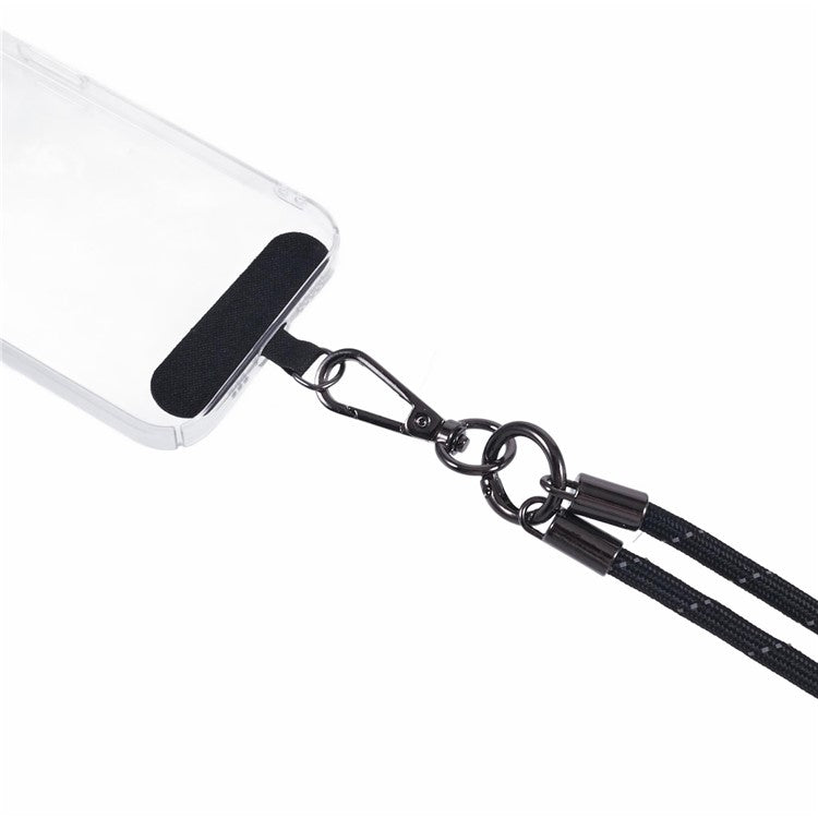 120cm Mobile Phone Strap 6mm Cell Phone Lanyard Rope with Clip Buckle - Style B