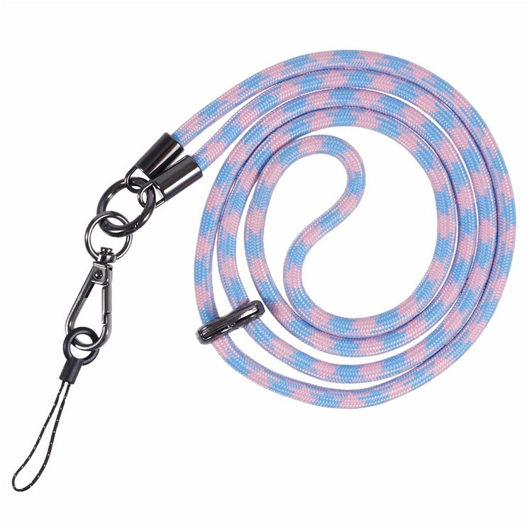 120cm Mobile Phone Strap 6mm Cell Phone Lanyard Rope with Clip Buckle - Style C