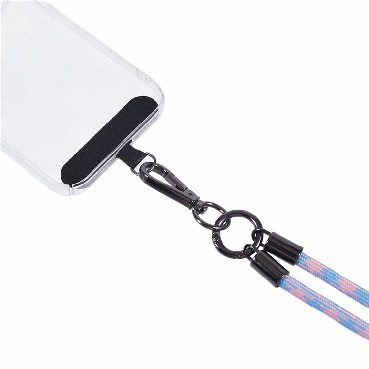 120cm Mobile Phone Strap 6mm Cell Phone Lanyard Rope with Clip Buckle - Style C