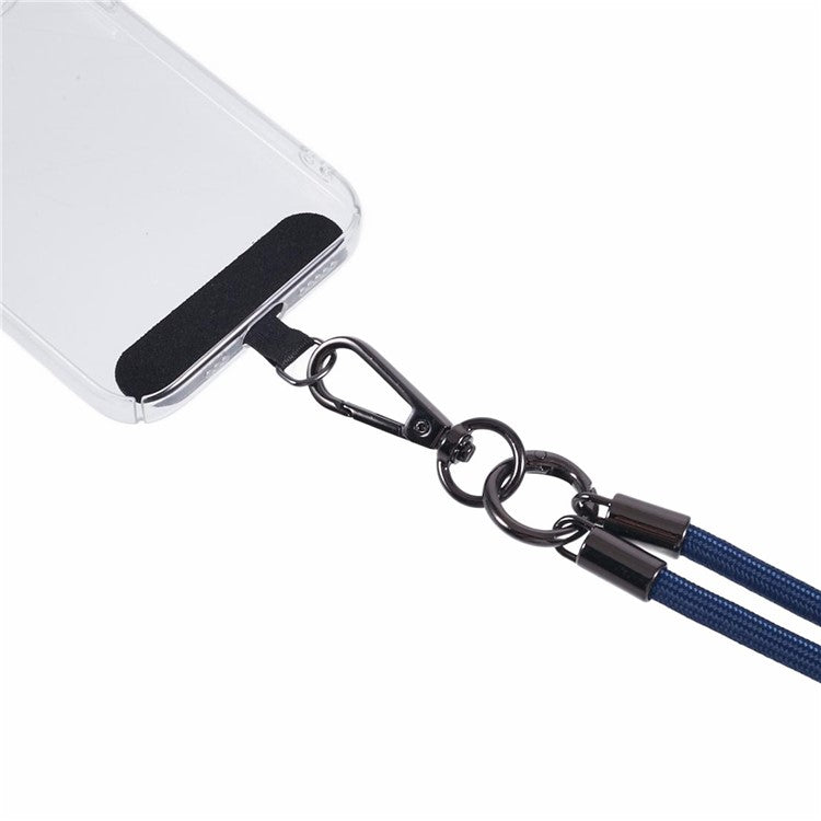 120cm Mobile Phone Strap 6mm Cell Phone Lanyard Rope with Clip Buckle - Style K