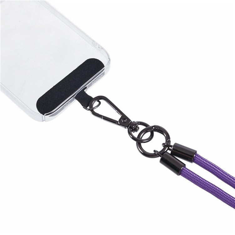 120cm Mobile Phone Strap 6mm Cell Phone Lanyard Rope with Clip Buckle - Style L