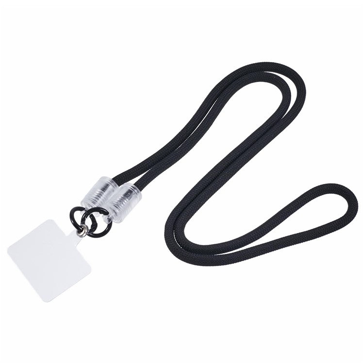 120cm Universal Phone Lanyard 7mm Buckle Mobile Phone Carrying Strap with Tether Tab - Style A