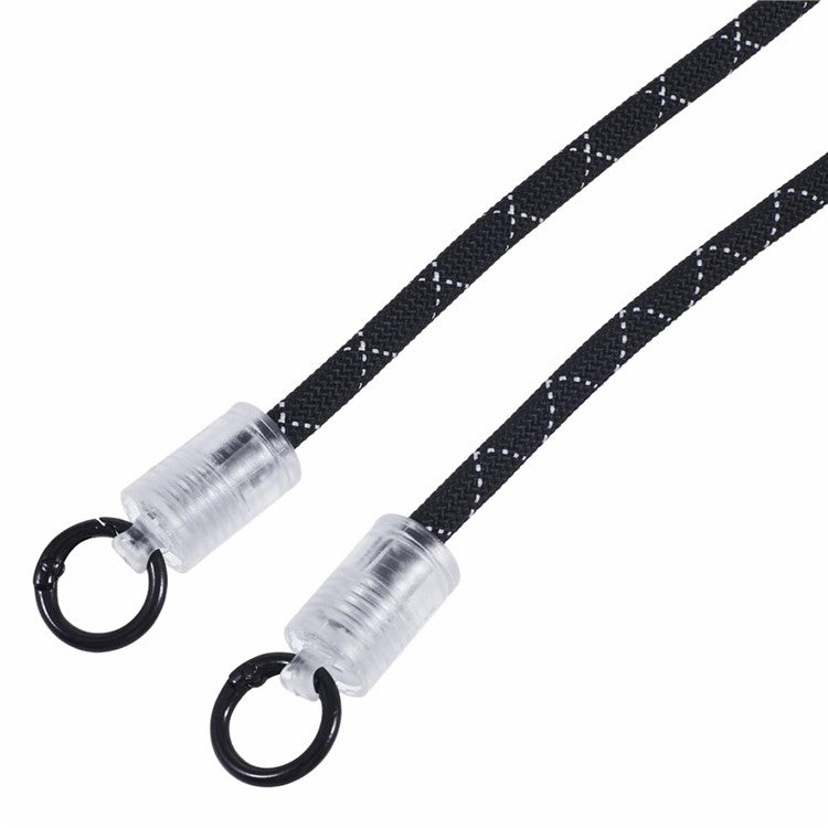 120cm Universal Phone Lanyard 7mm Buckle Mobile Phone Carrying Strap with Tether Tab - Style B