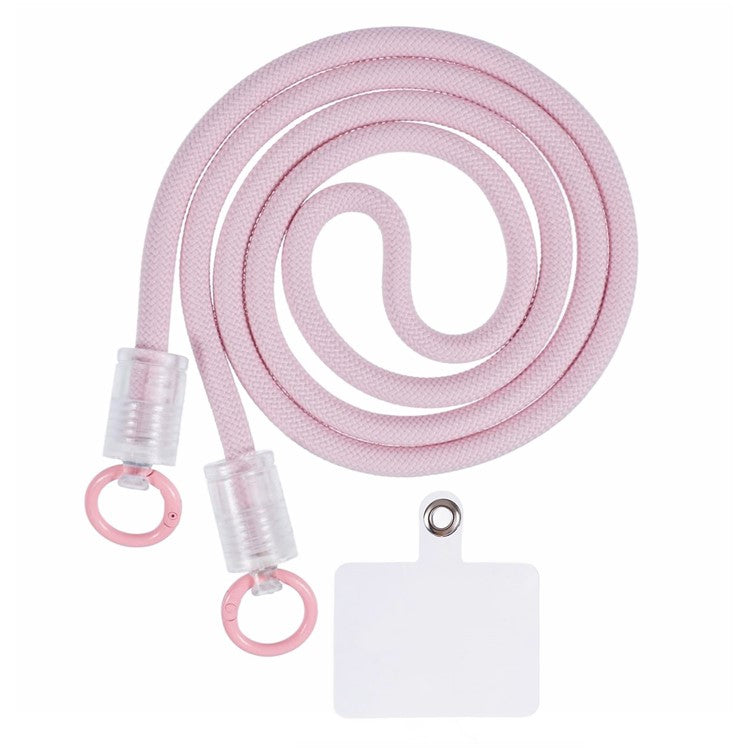 120cm Universal Phone Lanyard 7mm Buckle Mobile Phone Carrying Strap with Tether Tab - Style G