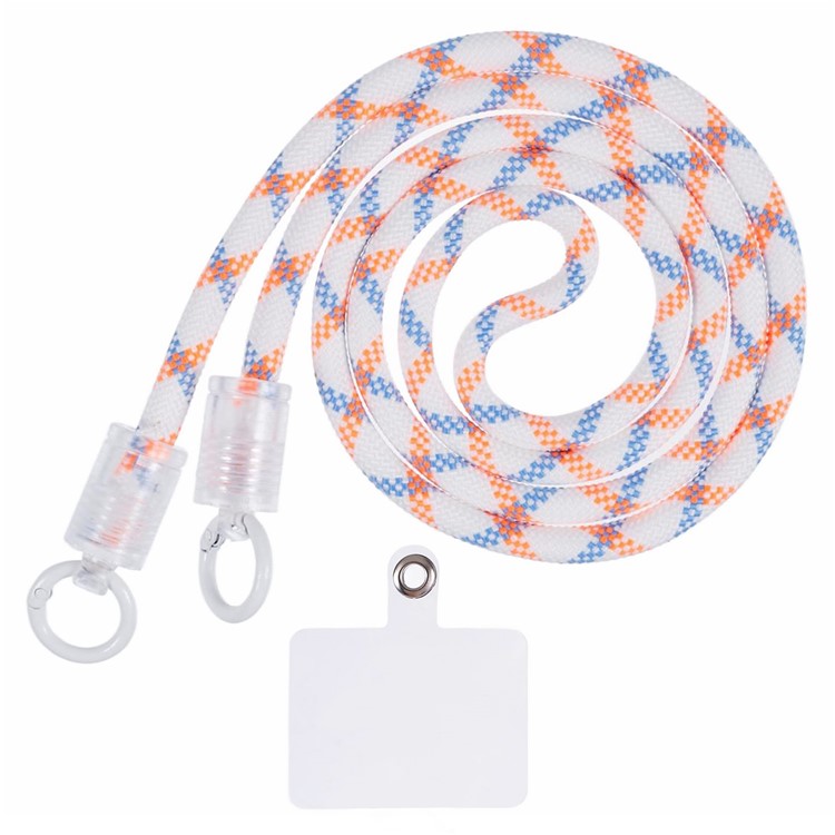 120cm Universal Phone Lanyard 7mm Buckle Mobile Phone Carrying Strap with Tether Tab - Style H