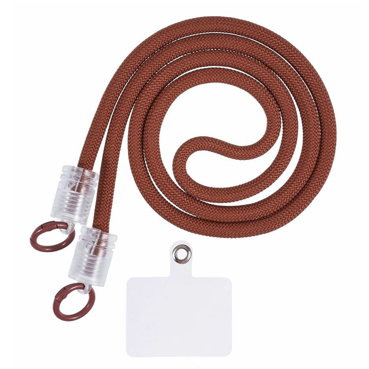 120cm Universal Phone Lanyard 7mm Buckle Mobile Phone Carrying Strap with Tether Tab - Style J