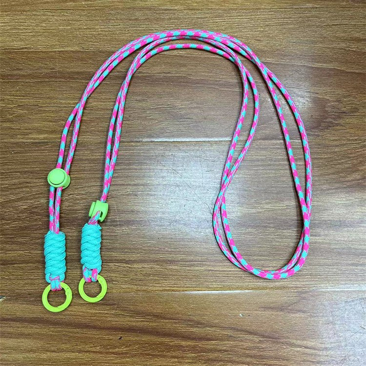 100cm Mobile Phone Chain Universal Double-Strand Rope Anti-Lost Hanging Cord with Tether Tab - Style A