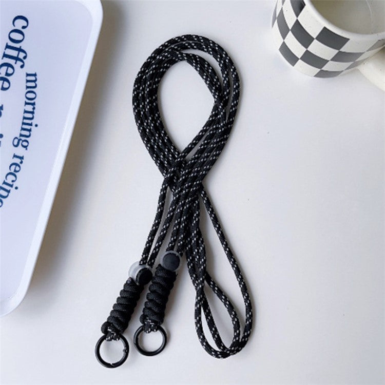 100cm Mobile Phone Chain Universal Double-Strand Rope Anti-Lost Hanging Cord with Tether Tab - Style F