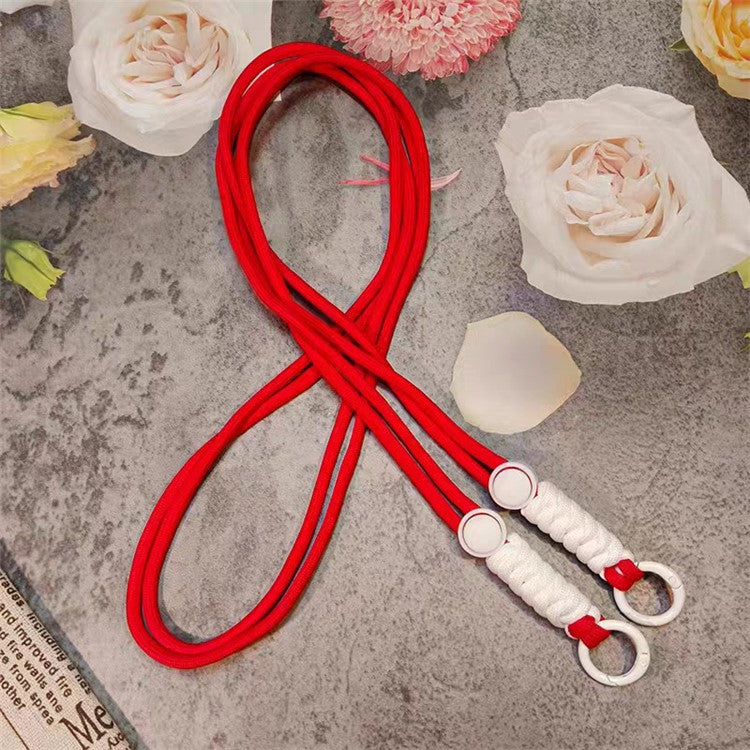 100cm Mobile Phone Chain Universal Double-Strand Rope Anti-Lost Hanging Cord with Tether Tab - Style J