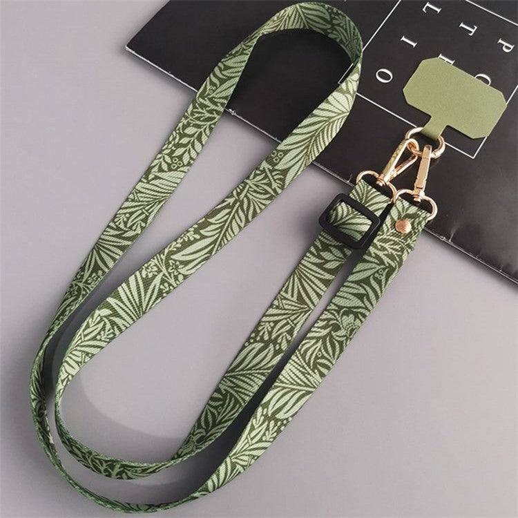 20mm Mobile Phone Strap 33.5-60cm Adjustable Cell Phone Lanyard with Tether Tab - Style A