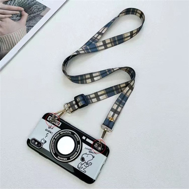 20mm Mobile Phone Strap 33.5-60cm Adjustable Cell Phone Lanyard with Tether Tab - Style K