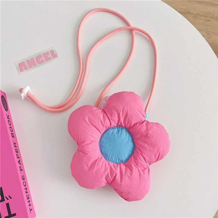 Phone Crossbody Lanyard Back Clip Flower Design Phone Holder for Outdoor Activities