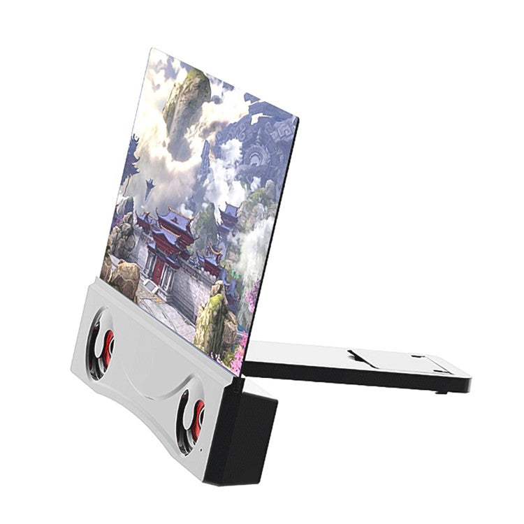 12 inch 3D Mobile Phone Screen Amplifier Foldable HD Acrylic Phone Video Magnifying Glass with Stereo Bluetooth Speaker