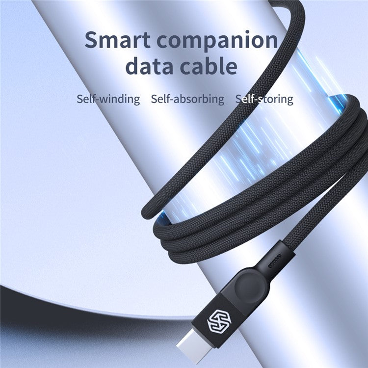 NILLKIN Magnetic 100W Fast Charging Data Cable Type-C to Type-C 480Mbps Transfer Speed