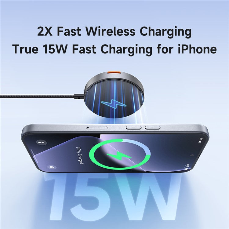 MCDODO CH-550 15W Magnetic Phone Wireless Charger with Foldable Stand