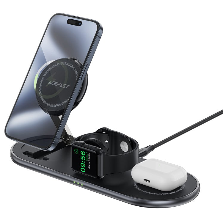 ACEFAST E19 Qi2 Desktop 3-in-1 Wireless Charger Cordless Charging Holder