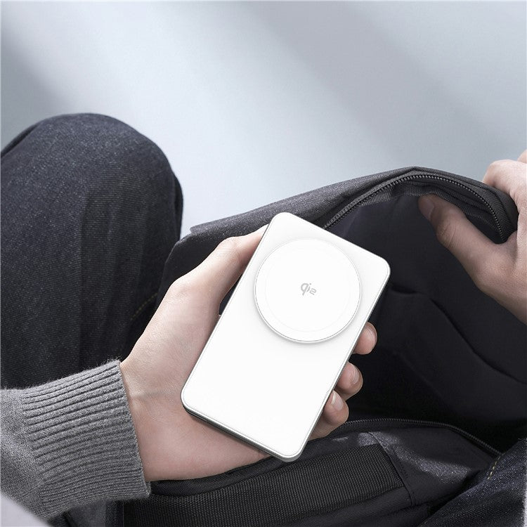 YF-M8 Qi2 Certified Aluminum Alloy Frame 3-in-1 Folding 15W Magnetic Wireless Charger - White