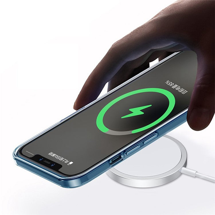 WIWU W009 Magnetic Wireless Charger Round Phone Charging Pad with Type-C Cable