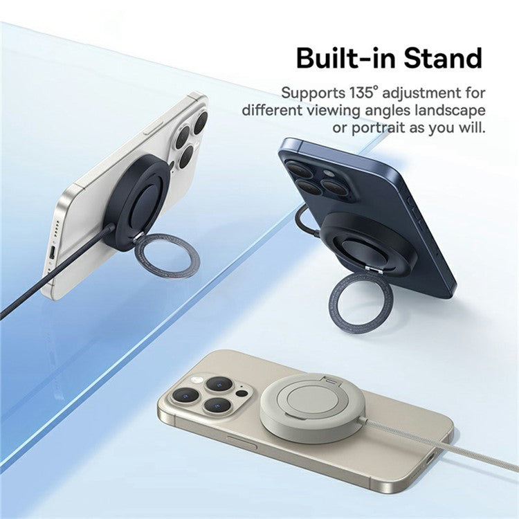 BASEUS Simple Mini4 Magnetic Charging Stand Qi2 15W Universal Wireless Charger