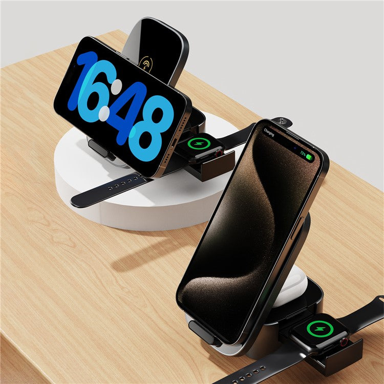 DUDAO A11Pro+ 3-in-1 Wireless Charger Phone Watch Earphone Desktop Charging Stand