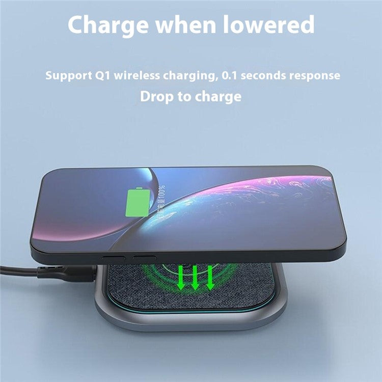 DUDAO A10H Wireless Charger 15W Desktop Fast Charging Mobile Phone Wireless Charger