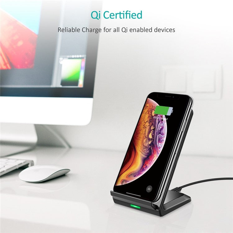 CHOETECH T524-S Wireless Charger Stand 10W Fast Charging Station Dock