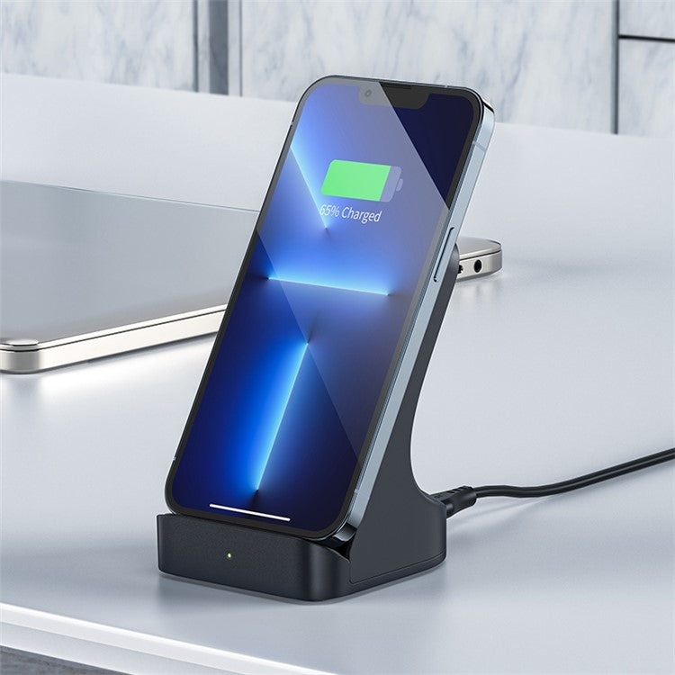 ACEFAST E14 Desktop Wireless Charger 15W Max 60 Degree Vertical Charging Dock