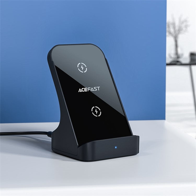 ACEFAST E14 Desktop Wireless Charger 15W Max 60 Degree Vertical Charging Dock