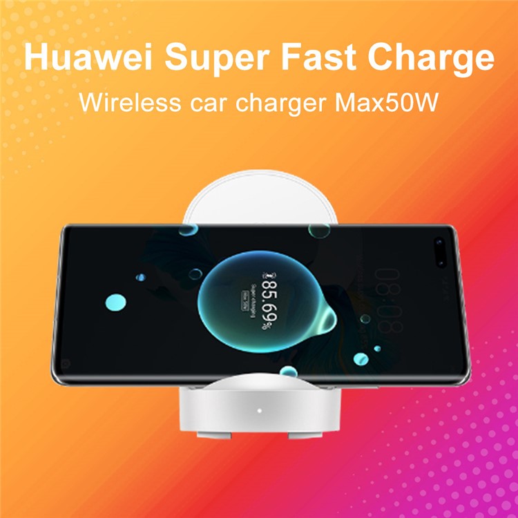 HUAWEI CP62R Vertical Super Fast Wireless Charger Max 50W Cell Phone Charging Stand Station with Cable (Upgraded Version) - CN Plug