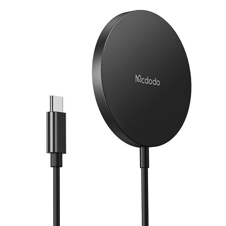 MCDODO CH-4360 MDD Wireless Charger Ultra-thin Charging Pad Cell Phone Safe Charger - Black