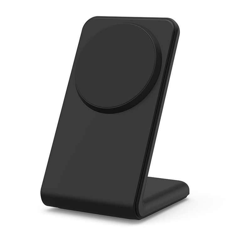 M2 15W Wireless Charging Stand for iPhone 12 / 13 / 14 / 15 Series Magnetic Wireless Charger (CE FCC ROHS UKCA) - Black