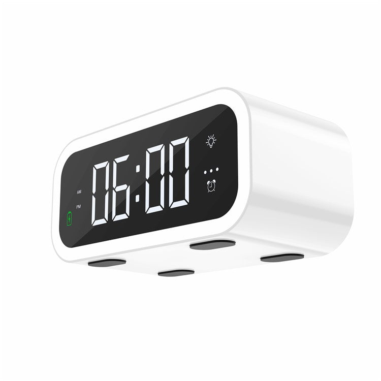 WIWU Wi-W015 15W Wireless Charger Phone Charging Stand Alarm Clock Night Light