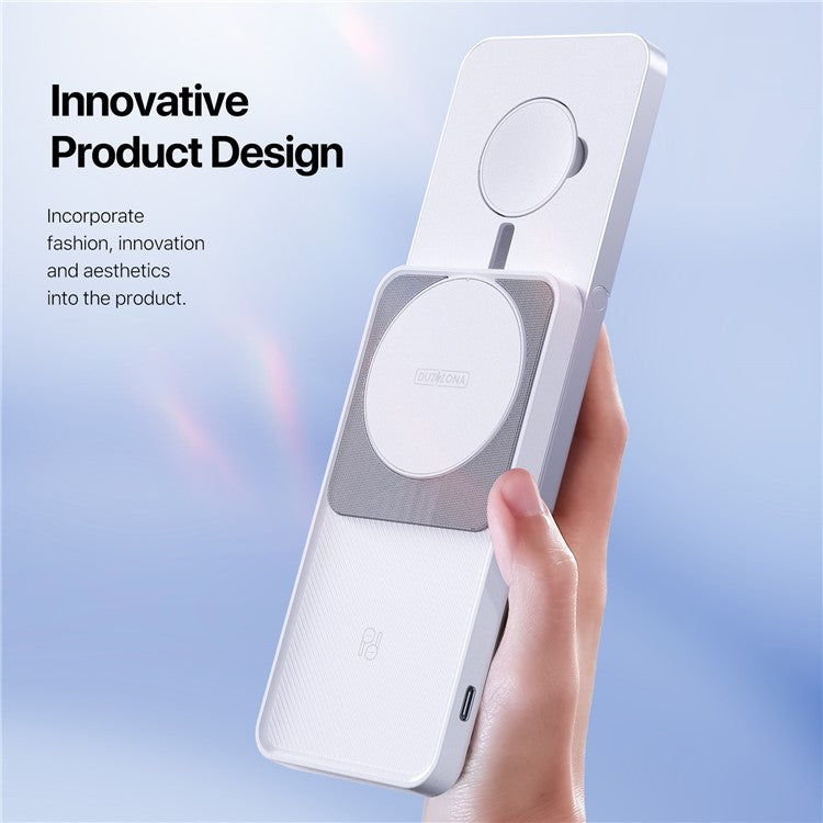 DUZZONA W19 15W Wireless Charger for iPhone 16 Series / Apple Watch 10 / AirPods 4 3-in-1 Sliding Charging Station Stand - White