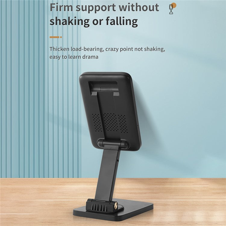 H12 15W Wireless Charger Foldable Desk Phone Holder Portable Charging Stand for Desktop Live Streaming