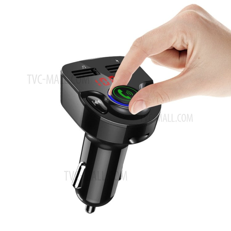 G32 MP3 Player Bluetooth V5.0 Multi-function 3.1A Dual USB Car Charger FM Transmitter