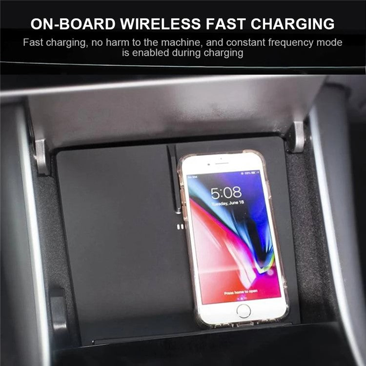 Compatible with Tesla 17-20 Model 3 Wireless Charger Car Wireless Charging Pad