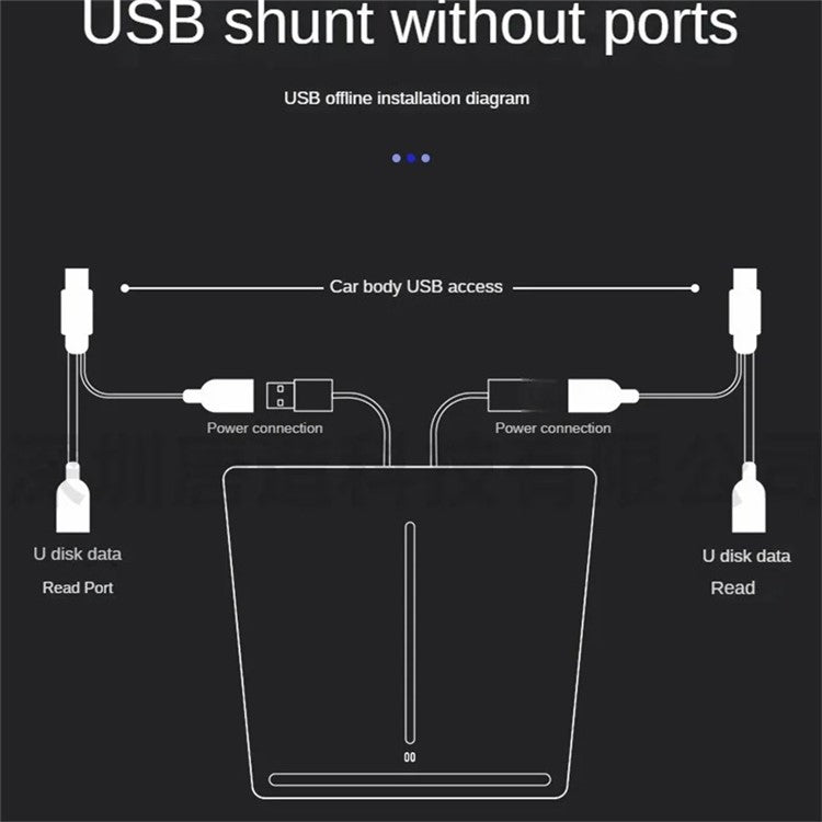 Dual Position Wireless Charger Compatible with Tesla 17-20 Model 3 Car Wireless Charging Station