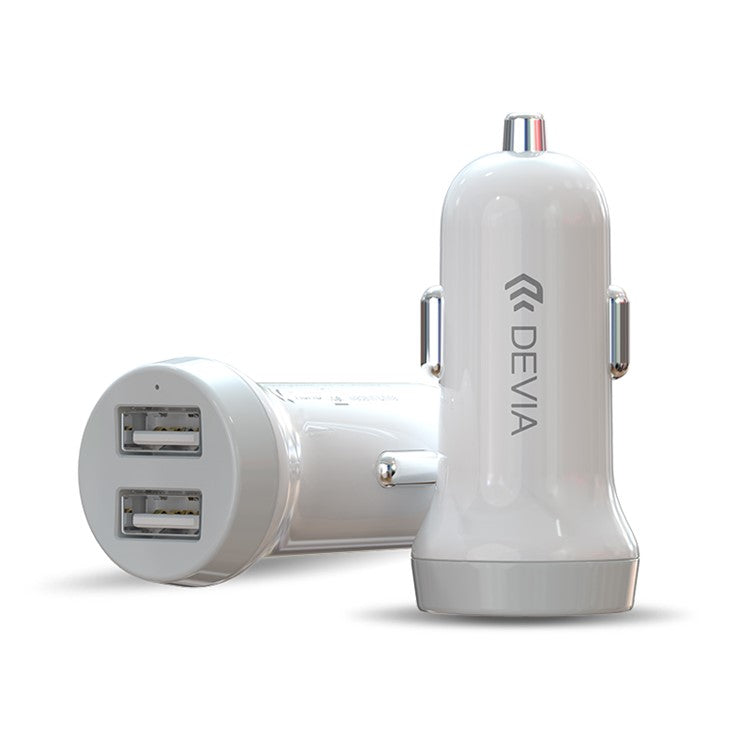 DEVIA Smart Series EA131 5V3.1A Dual USB Car Charger for 12V-24V Universal Vehicles