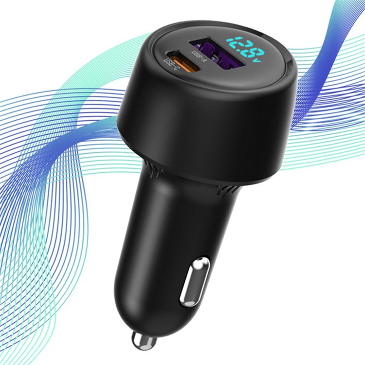 LOHEE S-31 Car Charger PD 87W Strong Power Fast Charging Car Charging Cigarette Lighter Adapter