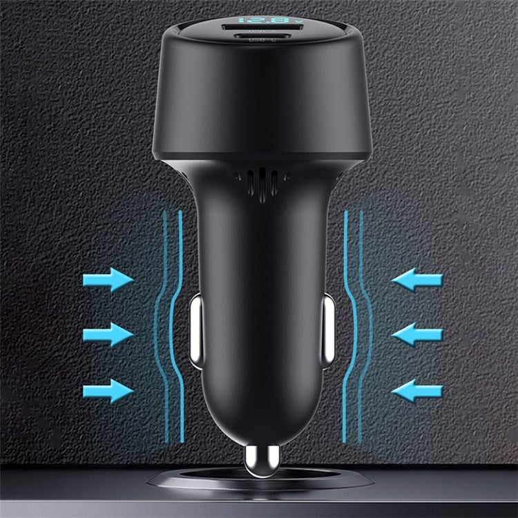 LOHEE S-31 Car Charger PD 87W Strong Power Fast Charging Car Charging Cigarette Lighter Adapter