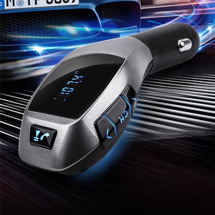 X5 Wireless Bluetooth MP3 Player Audio Music Stereo Adapter USB Phone Charger Car Charger