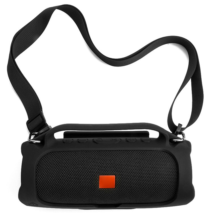 TXESIGN For JBL Charge3 Soft Silicone Case Protective Cover Portable Bluetooth Speaker Sleeve with Shoulder Strap