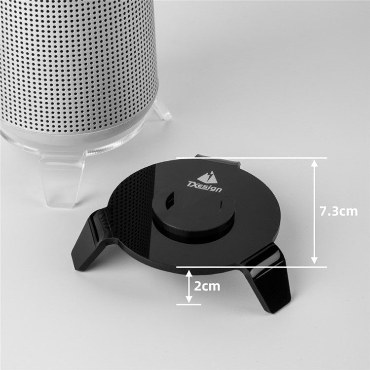 TXESIGN Triangle Bracket for Bose Soundlink Revolve Bluetooth Speaker Acrylic Stand - Black