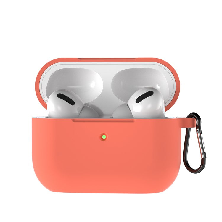 For Apple AirPods Pro Silicone Case with Buckle - Orange